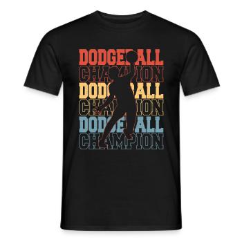 Dodgeball Gaga Ball Dodgeball Player Gift - Men's T-Shirt - black - Front - AI Model Male 178 light (178cm)