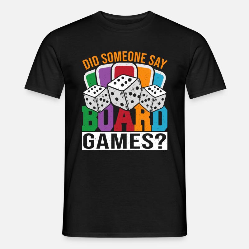 Brettspiele Spielbrett Geschenk - Männer T-Shirt - Schwarz