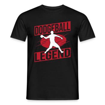 Dodgeball Gaga Ball Dodgeball Player Gift - Men's T-Shirt - black - Front - AI Model Male 178 light (178cm)