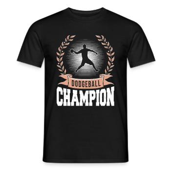 Dodgeball Gaga Ball Dodgeball Player Gift - Men's T-Shirt - black - Front - AI Model Male 178 light (178cm)