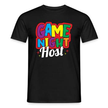 Board Games Game Board Gift - Men's T-Shirt - black - Front - AI Model Male 178 light (178cm)