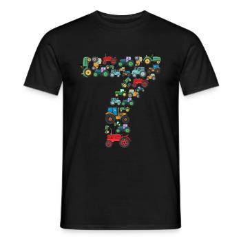 Traktorliebhaber Lustiges Traktorgeschenk - Männer T-Shirt - Schwarz - Vorne - AI Model Male 178 light (178cm)