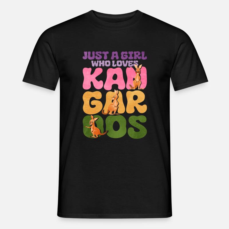 kangaroo - Men's T-Shirt - black