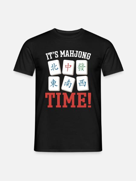 Gift for Mahjong Fans - Men's T-Shirt - black