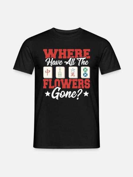 Gift for Mahjong Fans - Men's T-Shirt - black