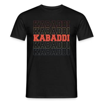 Gift for Kabaddi Lovers - Men's T-Shirt - black - Front - AI Model Male 178 light (178cm)