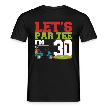 Geschenk für Minigolfspieler - Männer T-Shirt - Schwarz - Vorne - AI Model Male 178 light (178cm)