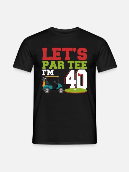 Geschenk für Minigolfspieler - Männer T-Shirt - Schwarz