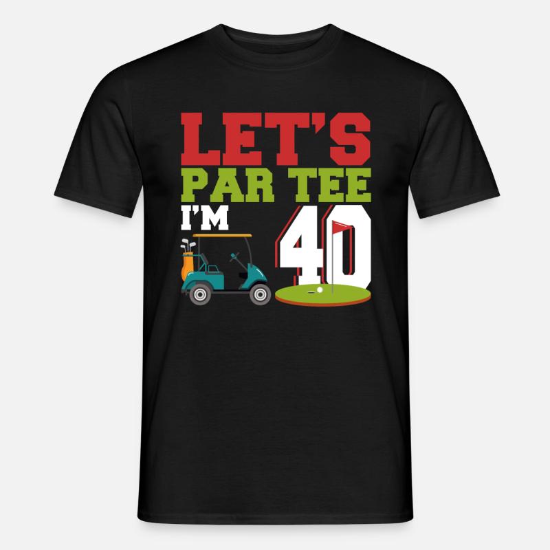 Gift for golfers - Men’s T-shirt - black