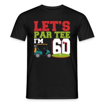 Geschenk für Minigolfspieler - Männer T-Shirt - Schwarz - Vorne - AI Model Male 178 light (178cm)