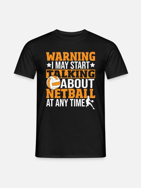 Love Netball Netball Player Gift - Men's T-Shirt - black