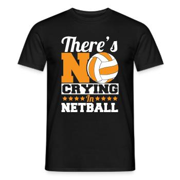 Cadeau de joueur de netball Love Netball - T-shirt homme - noir - Devant - AI Model Male 178 light (178cm)