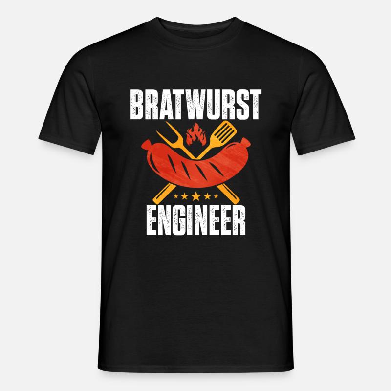 Bratwurst as a gift - Men's T-Shirt - black