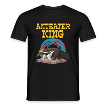 Dear Anteater Gift - Men's T-Shirt - black - Front - AI Model Male 178 light (178cm)
