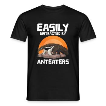 Dear Anteater Gift - Men's T-Shirt - black - Front - AI Model Male 178 light (178cm)