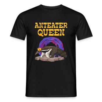 Dear Anteater Gift - Men's T-Shirt - black - Front - AI Model Male 178 light (178cm)