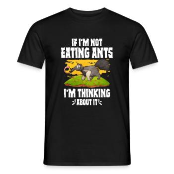 Dear Anteater Gift - Men's T-Shirt - black - Front - AI Model Male 178 light (178cm)