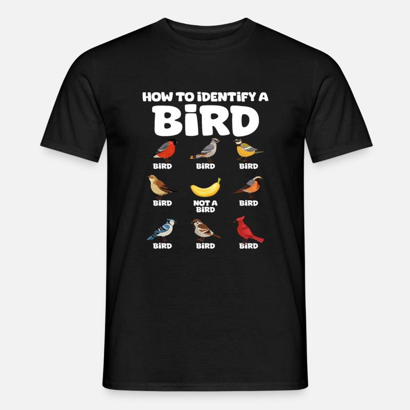 African Grey Parrot Gift - Men's T-Shirt - black