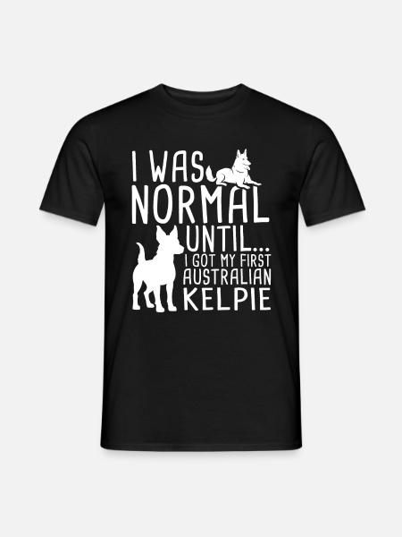 Kelpie Dog Gift - Men's T-Shirt - black