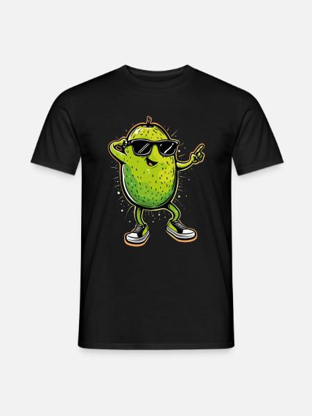 Kiwi Dabbing - T-shirt homme - noir