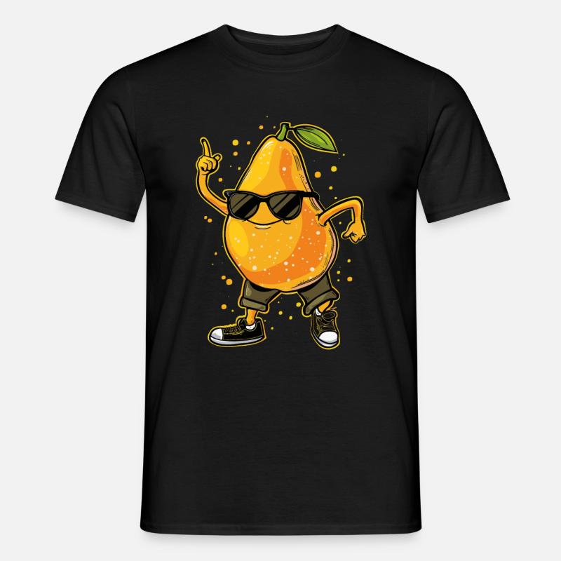 Mango-Dabbing - Männer T-Shirt - Schwarz