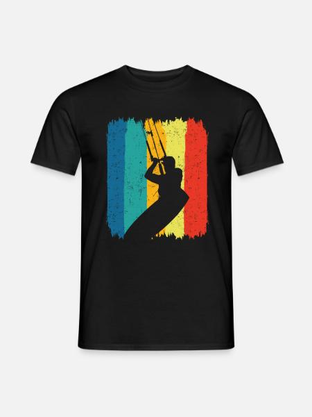Kitesurfing - Männer T-Shirt - Schwarz