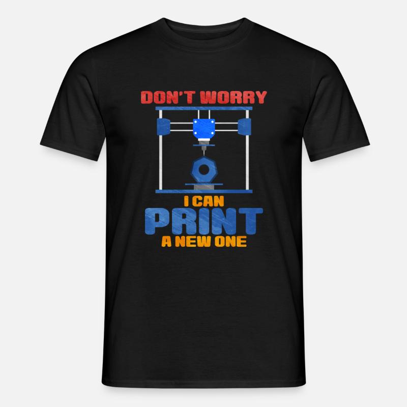 3d printing - Männer T-Shirt - Schwarz