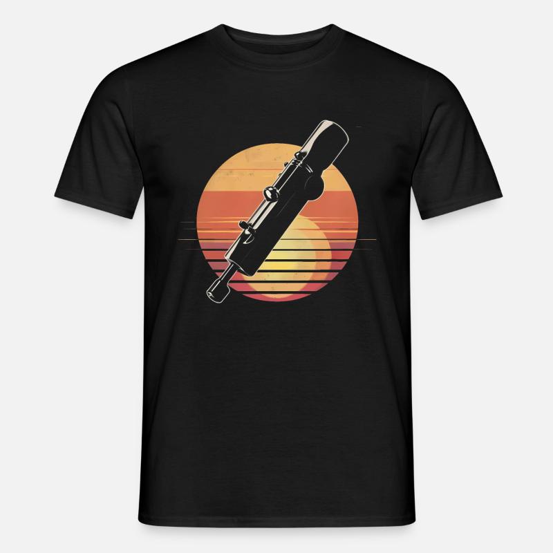 Tin Whistle - Männer T-Shirt - Schwarz