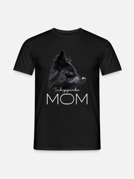 Maman Schipperke - T-shirt homme - noir