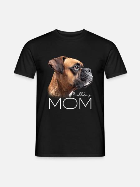 Bulldog Mom - Men's T-Shirt - black