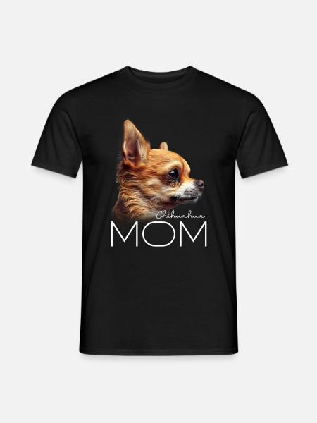 Chihuahua Mama - Männer T-Shirt - Schwarz