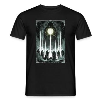 Tarot d’évaluation - T-shirt homme - noir - Devant - AI Model Male 178 light (178cm)