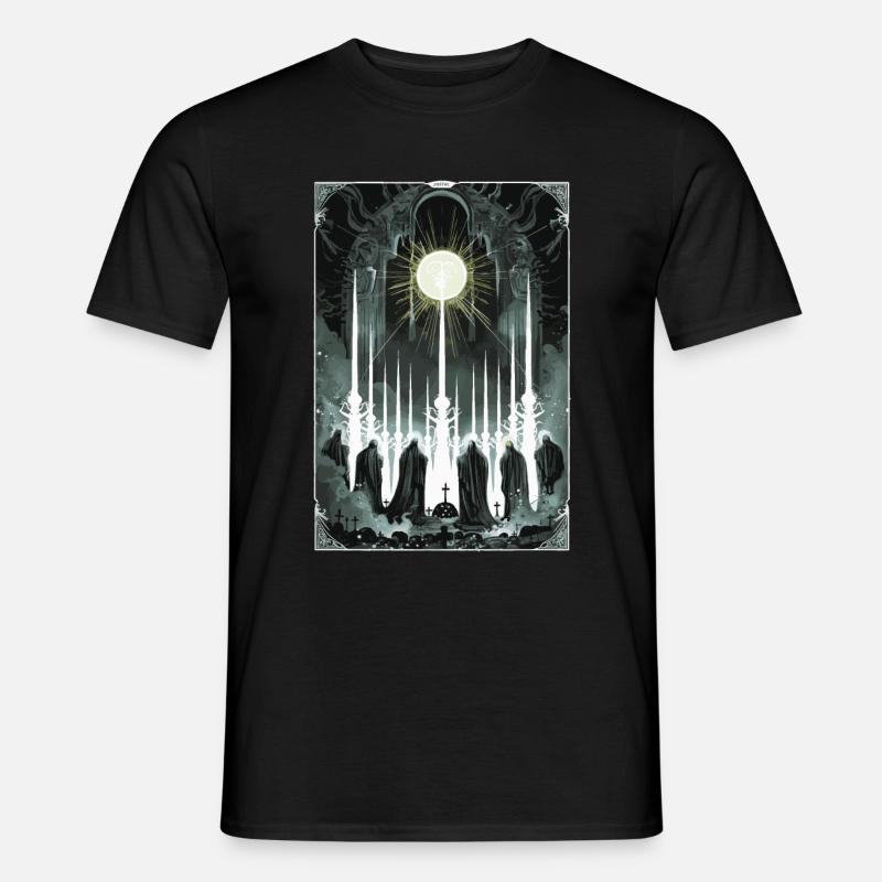 Beurteilung Tarot - Männer T-Shirt - Schwarz