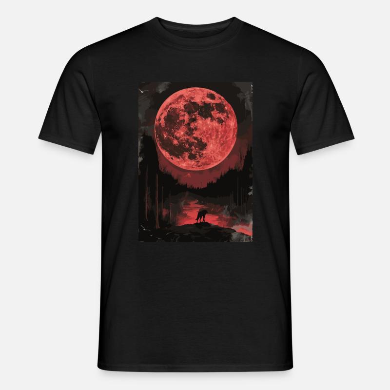 Der Blutmond Tarot - Männer T-Shirt - Schwarz