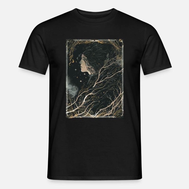 Der Traumweber Tarot - Männer T-Shirt - Schwarz