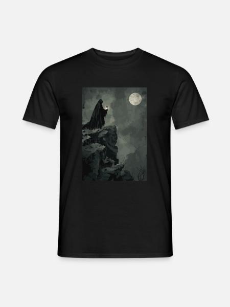 The Hermit Tarot - Men's T-Shirt - black