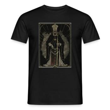 Der Hierophant Tarot - Männer T-Shirt - Schwarz - Vorne - AI Model Male 178 light (178cm)