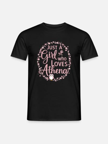 Athena Goddess Gift - Men's T-Shirt - black