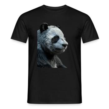 Panda - Männer T-Shirt - Schwarz - Vorne - AI Model Male 178 light (178cm)