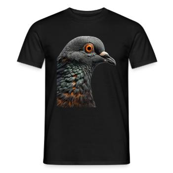 Dove - Men's T-Shirt - black - Front - AI Model Male 178 light (178cm)
