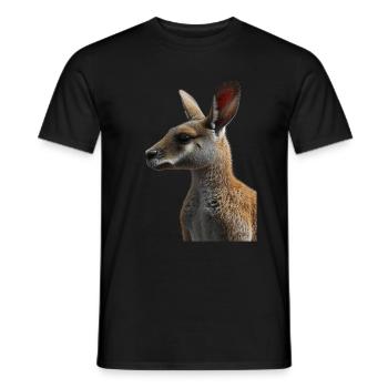 Wallaby - Men's T-Shirt - black - Front - AI Model Male 178 light (178cm)