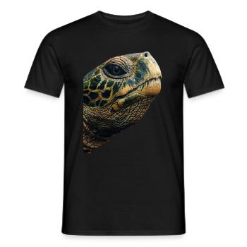 Turtle - Men's T-Shirt - black - Front - AI Model Male 178 light (178cm)