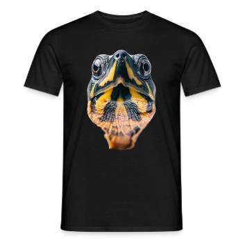 Turtle - Men's T-Shirt - black - Front - AI Model Male 178 light (178cm)
