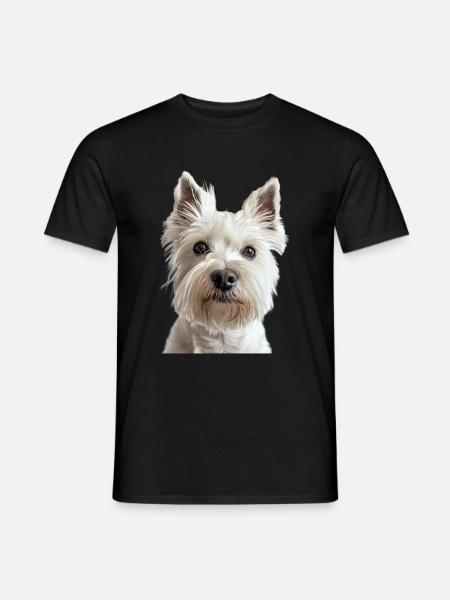 West Highland White Terrier - Men's T-Shirt - black