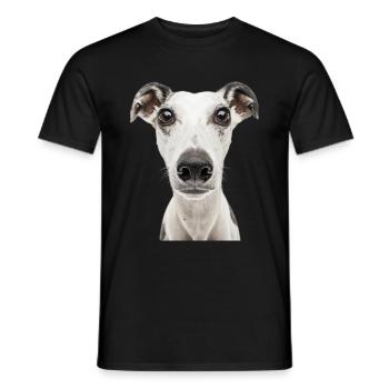 Whippet - Men's T-Shirt - black - Front - AI Model Male 178 light (178cm)