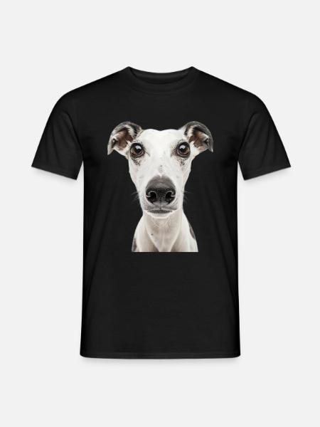 Whippet - Mænd T-shirt - sort