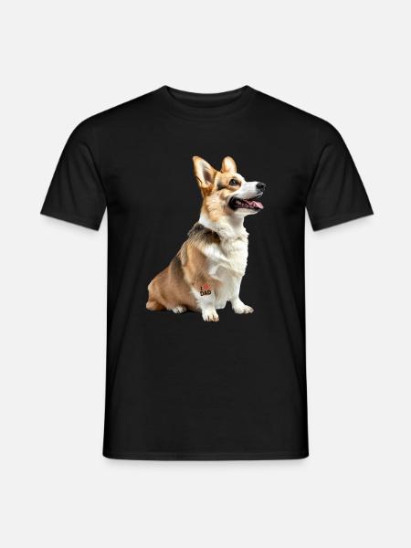 Terrier Welsh Dad - Men's T-Shirt - black