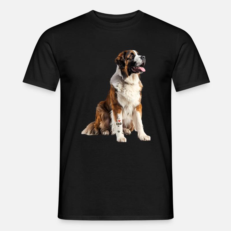Bernard Saint Sapa - Men’s T-shirt - black