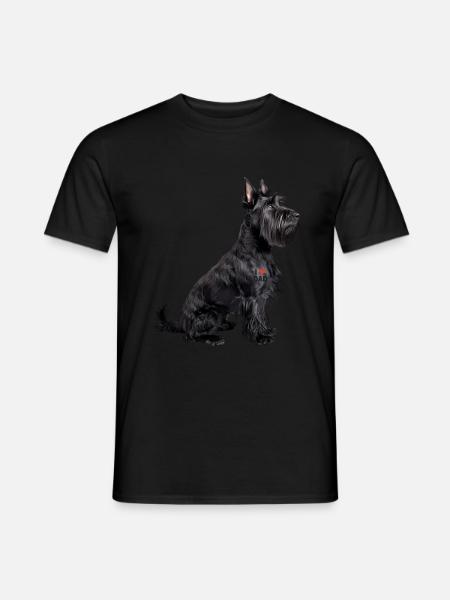 Terrier Scottish Sapa - Men's T-Shirt - black