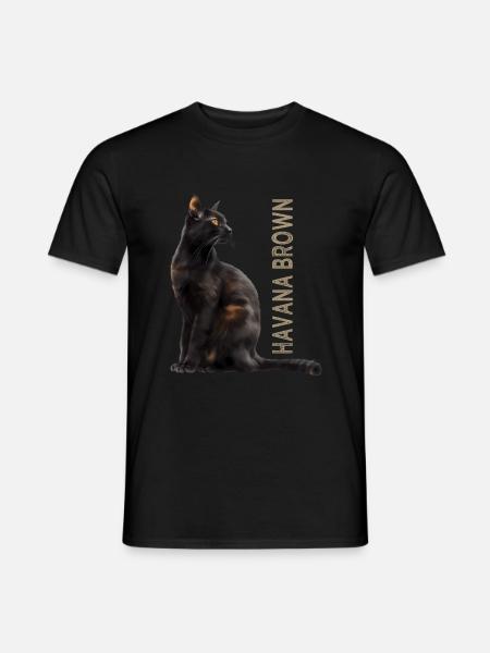 Havana brown - Men's T-Shirt - black